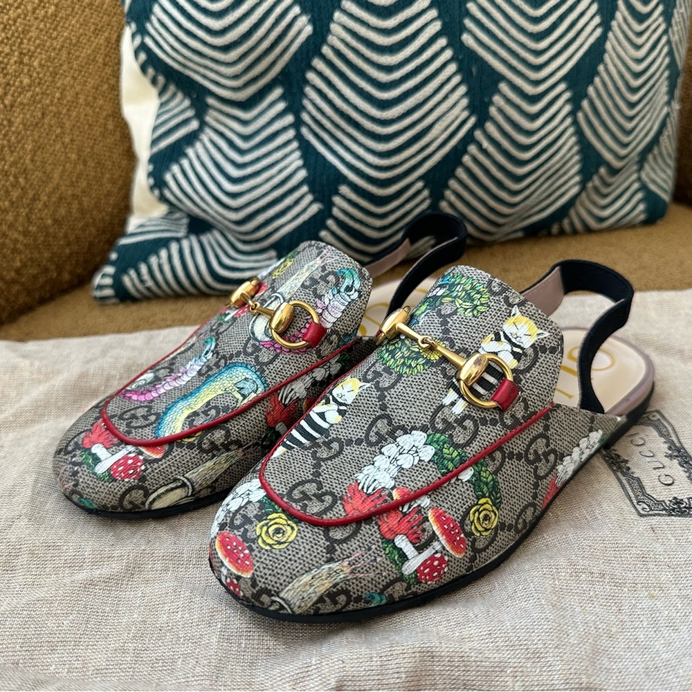 Gucci Kids Multicolor Princetown Slide
